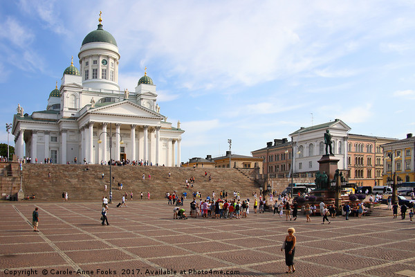 Helsinki Cathedral & Senate Square, Finland Picture Board by Carole-Anne Fooks
