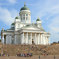 Buy canvas prints of Helsinki Cathedral & Senate Square, Finland by Carole-Anne Fooks