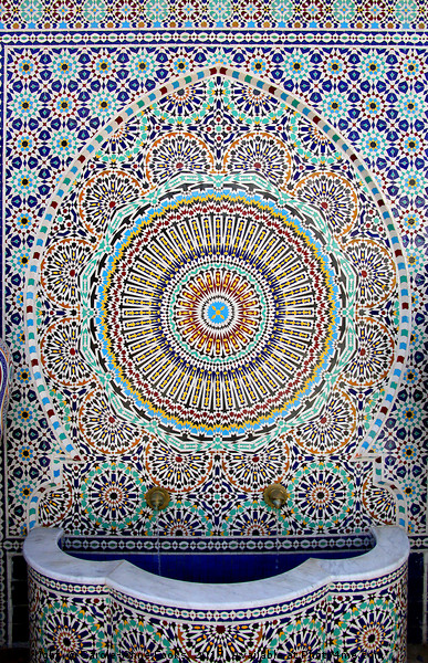 Fountain, Fes, Morocco Picture Board by Carole-Anne Fooks