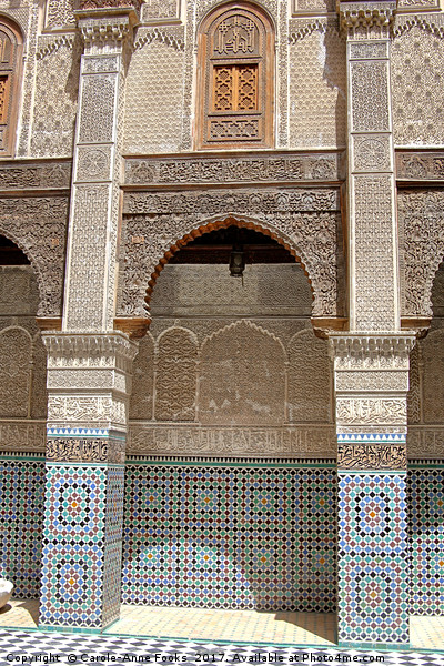 Medersa Bou Inania, Fes, Morocco Picture Board by Carole-Anne Fooks