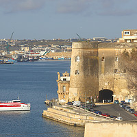 Buy canvas prints of Grand Harbour, Valletta, Malta by Carole-Anne Fooks