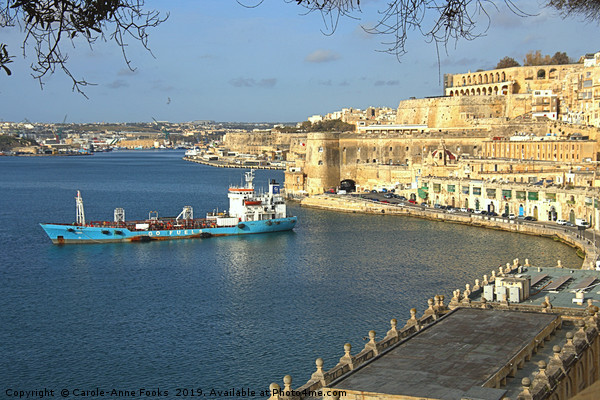 Grand Harbour, Valletta, Malta Picture Board by Carole-Anne Fooks