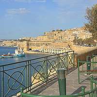 Buy canvas prints of Grand Harbour, Valletta, Malta  by Carole-Anne Fooks