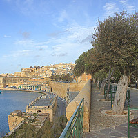 Buy canvas prints of Grand Harbour, Valletta, Malta  by Carole-Anne Fooks
