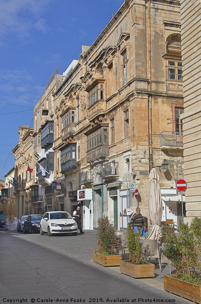Old Street, Valletta, Malta  Picture Board by Carole-Anne Fooks
