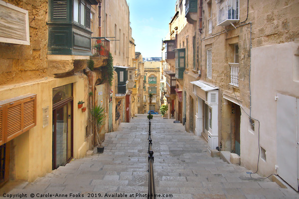 Old Street, Valletta, Malta  Picture Board by Carole-Anne Fooks