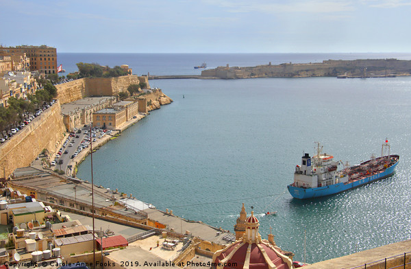 The Grand Harbour, Valletta, Malta  Picture Board by Carole-Anne Fooks