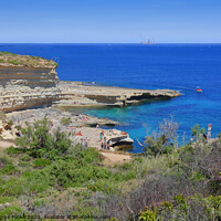 Buy canvas prints of St. Peter's Pool , Malta. by Carole-Anne Fooks