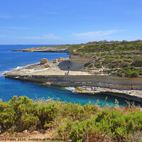 Buy canvas prints of St. Peter's Pool , Malta. by Carole-Anne Fooks
