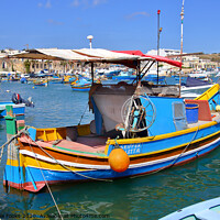 Buy canvas prints of Marsaxlokk Waterfront, Malta. by Carole-Anne Fooks