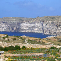 Buy canvas prints of Sannap cliffs Gozo, Malta by Carole-Anne Fooks