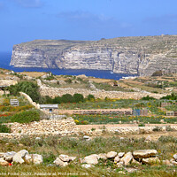 Buy canvas prints of Cliffs, Gozo Malta by Carole-Anne Fooks