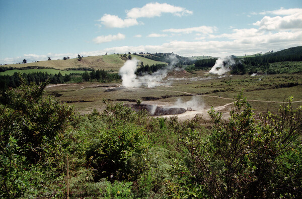 Craters of the Moon, New Zealand Picture Board by Carole-Anne Fooks
