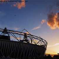 Buy canvas prints of Olympic Stadium Sunset by David Griffin