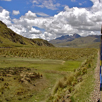 Buy canvas prints of the train to Cusco by Paul du Heaume