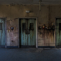 Buy canvas prints of 3 Doors by Dave Wragg