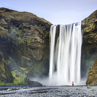 Buy canvas prints of Skogafoss by Dave Wragg
