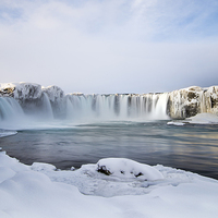 Buy canvas prints of Godafoss by Dave Wragg