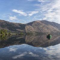 Buy canvas prints of Loch Leven Reflections by Dave Wragg