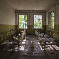 Buy canvas prints of  Empty Beds by Dave Wragg