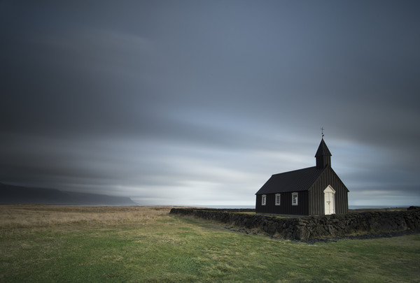 Black Church Picture Board by Dave Wragg