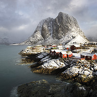 Buy canvas prints of Hamnoy Light by Dave Wragg