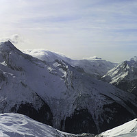 Buy canvas prints of The Alps by Dave Wragg