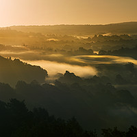 Buy canvas prints of Layers in the landscape by Dave Wragg
