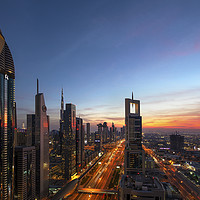 Buy canvas prints of Sunset Dubai by Dave Wragg