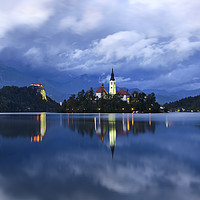 Buy canvas prints of Lake Bled by Dave Wragg