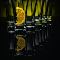Buy canvas prints of Shot glasses by Pam Sargeant