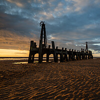 Buy canvas prints of Lytham Old Pier Jetty by Pam Sargeant