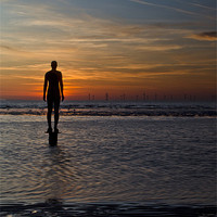 Buy canvas prints of Another Place, Crosby Beach by Pam Sargeant