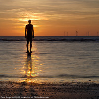 Buy canvas prints of Another Place, Crosby Beach by Pam Sargeant