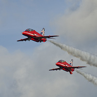 Buy canvas prints of Red Arrows by Pam Sargeant