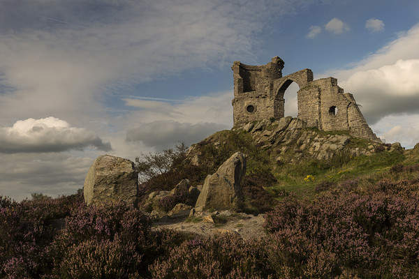 Mow Cop Castle Picture Board by Pam Sargeant