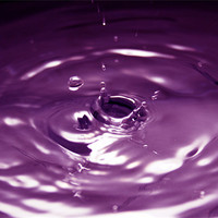 Buy canvas prints of Purple Water Drop by Andrew Holland