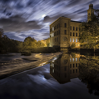 Buy canvas prints of  New Mill, Saltaire by Andrew Holland