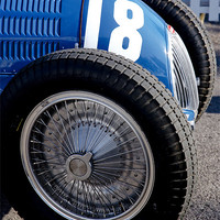 Buy canvas prints of Blue Bugatti by Marc Melander