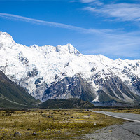 Buy canvas prints of On the way to Mount Cook by Michelle PREVOT