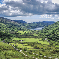 Buy canvas prints of Nant Gwynant Valley by Michelle PREVOT