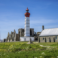 Buy canvas prints of Pointe St Mathieu in Brittany by Michelle PREVOT