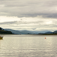 Buy canvas prints of Evening light on Loch Etive,  Scotland by Michelle PREVOT