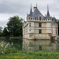 Buy canvas prints of Azay le Rideau Castle in France  by Michelle PREVOT