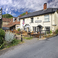 Buy canvas prints of Fountainhead Inn,Branscombe by Rob Lester