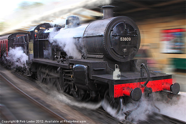 locomotive 53809 Picture Board by Rob Lester