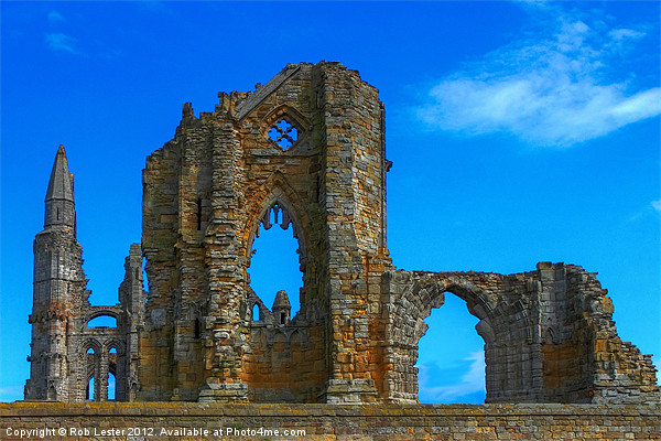 Whitby Abbey Picture Board by Rob Lester