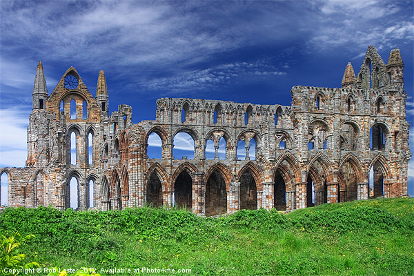 Whitby Abbey, Yorkshire. Picture Board by Rob Lester