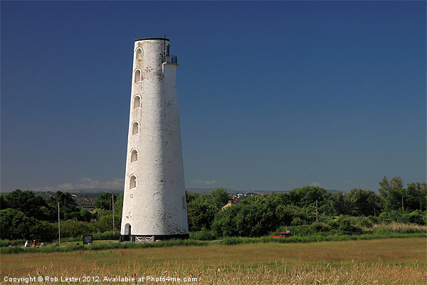 Leasowe Lighthouse Picture Board by Rob Lester