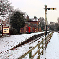 Buy canvas prints of Hadlow Road Station by Rob Lester